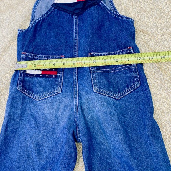 Vintage Kid’s Tommy Hilfiger Overalls Girls Throwback Retro Denim Outfit - Picture 14 of 15